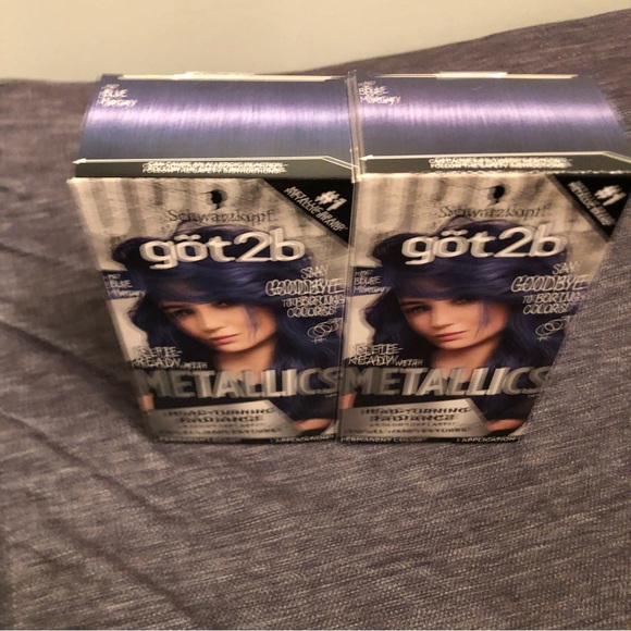 Hair Schwarzkopf Got2b Metallics Hair Color Blue Mercury 2 New Poshmark